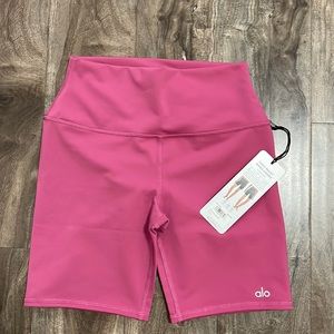 Pink Alo Biker Shorts
